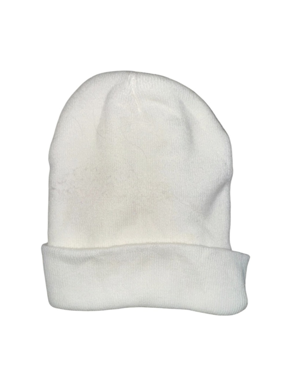 Classic Fold-Over Beanie - White